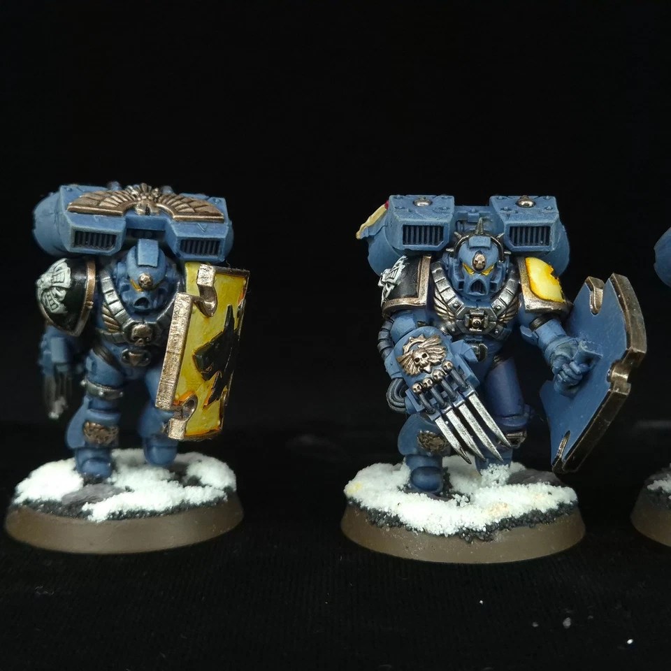 Veteranos de vanguardia con paquetes de salto lobos espaciales marines espaciales Warhammer 40k Foto 2 de 4