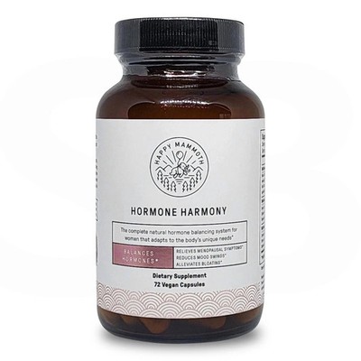 Happy Mammoth Hormone Harmony Natural Hormonal Support for Women 72 Capsules