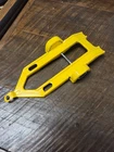 Vintage 1970's Tonka Yellow Pressed Steel Snowmobile Car Trailer 8.25"