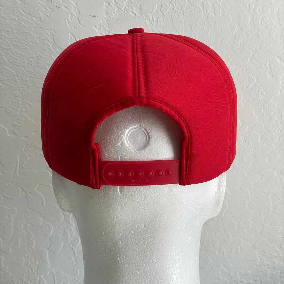 De Colección Años 80 KENWORTH Trucker Sombrero Rojo Logo Parche Espuma Aislado Snapback Retro Nissin Foto 4 de 4