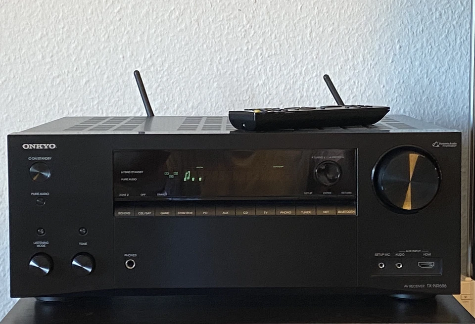 ONKYO TX-NR686 Network 7.2 Receiver THX Dolby ATMOS DTS:X WiFi Chromecast eARC - Bild 3 von 4