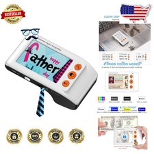 Electronic Reading Magnifier 3.5" Screen, 25X Zoom, Snapshot, Foldable