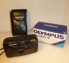 OLD SCHOOL Olympus Shoot & Go R 35mm Film Point and Shoot Camera BOXED