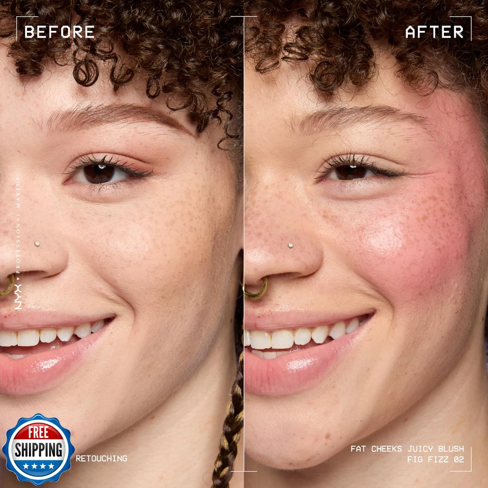 NYX MAQUILLAJE PROFESIONAL Rubor Líquido Mejillas Grasas, Edificable, Rubor Húmedo con L Foto 2 de 4