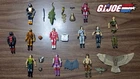 GI Joe - Vintage 80s Lot of 11 Action Figures & Misc Accessories