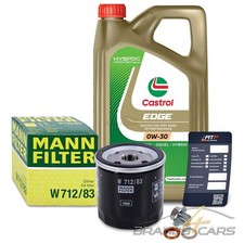 MANN ÖLFILTER+5L CASTROL EDGE 0W-30 FÜR MINI R50 R53 ONE D