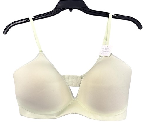 NEW OnGossamer Women's Next to Nothing Micro Wireless Bra Green Size 34D NWT