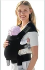 GROWNSY Baby Carrier Newborn to Toddler Ergonomic Wrap Cozy Head Support Black