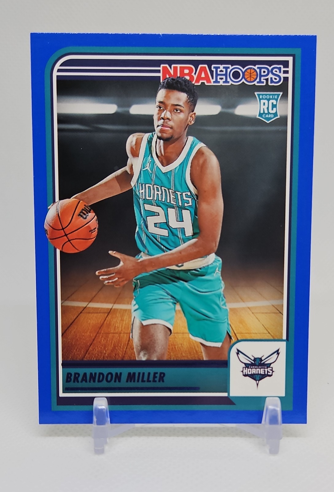 2023-24 Panini NBA Hoops - Rookies Brandon Miller #272 (RC) Blue Parallel