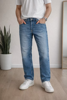 Berhska Jeans Hosen Herren Regular Hose Denim Blau Stonewashed NEU Gr. 38/42