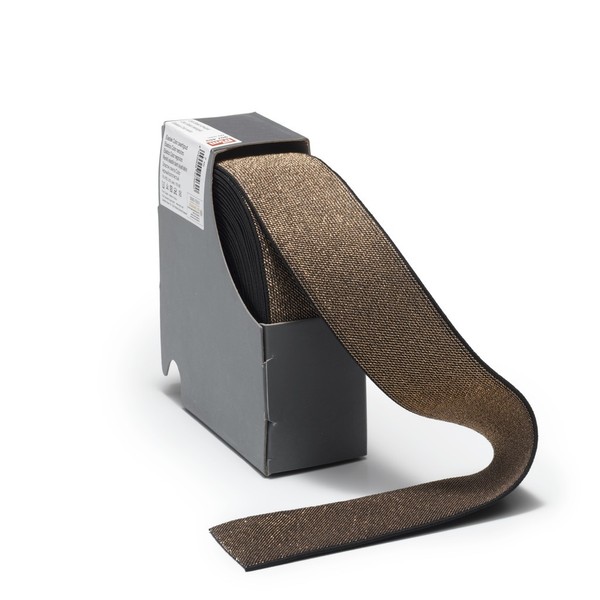 Color Elastic 50 Mm Schwarz/Gold 7M, Gummiband, Gummilitze-image