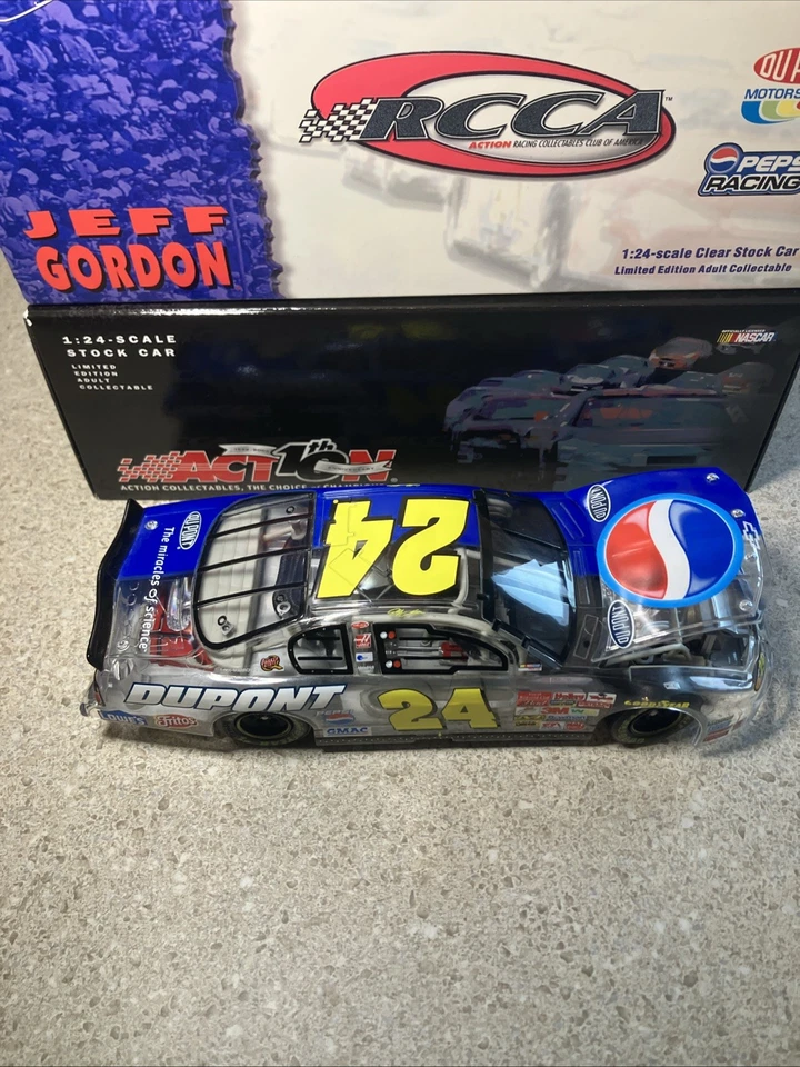 Jeff Gordon 2002 Acción 1:24 Monte Carlo #24 Pepsi Transparente Talladega 1/2500 Foto 2 de 4