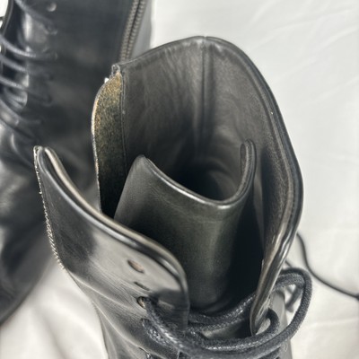 【関税込み】Marsell ブラック サイドジップブーツ Marsell Lace-up Zipper Side Boots Size 41 US 8 Mens Black