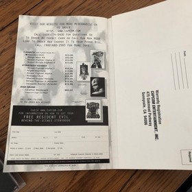 Resident Evil (Sega Saturn, 1997)  Registration Card Attached. Good Condition