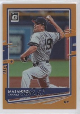 2020 Panini Donruss Optic Orange Prizm 24/100 Masahiro Tanaka #196 07d9