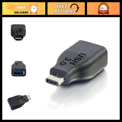 USB 3.0 USB-C to USB-A Adapter Male/Female for Thunderbolt 3, Tablets & Laptops