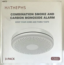 3 Pack Combination Smoke Alarm and Carbon Monoxide Detector