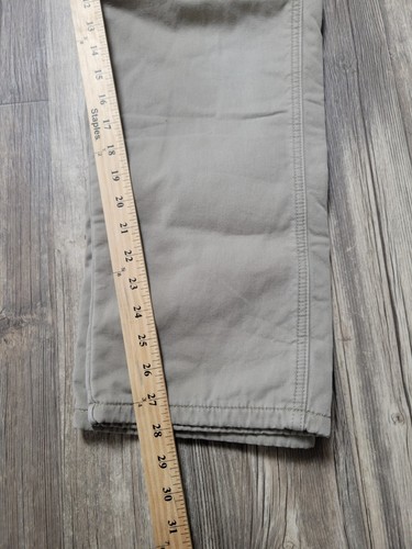 Wrangler Hose Herren 30x32 Relaxed Fleece gefüttert Cargo Khaki Workwear Heavyweight - Bild 7 von 10
