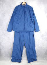 Nike Track Suit Windbreaker Set Womens 12/16 Blue Jacket Pants Breakdance Y2K