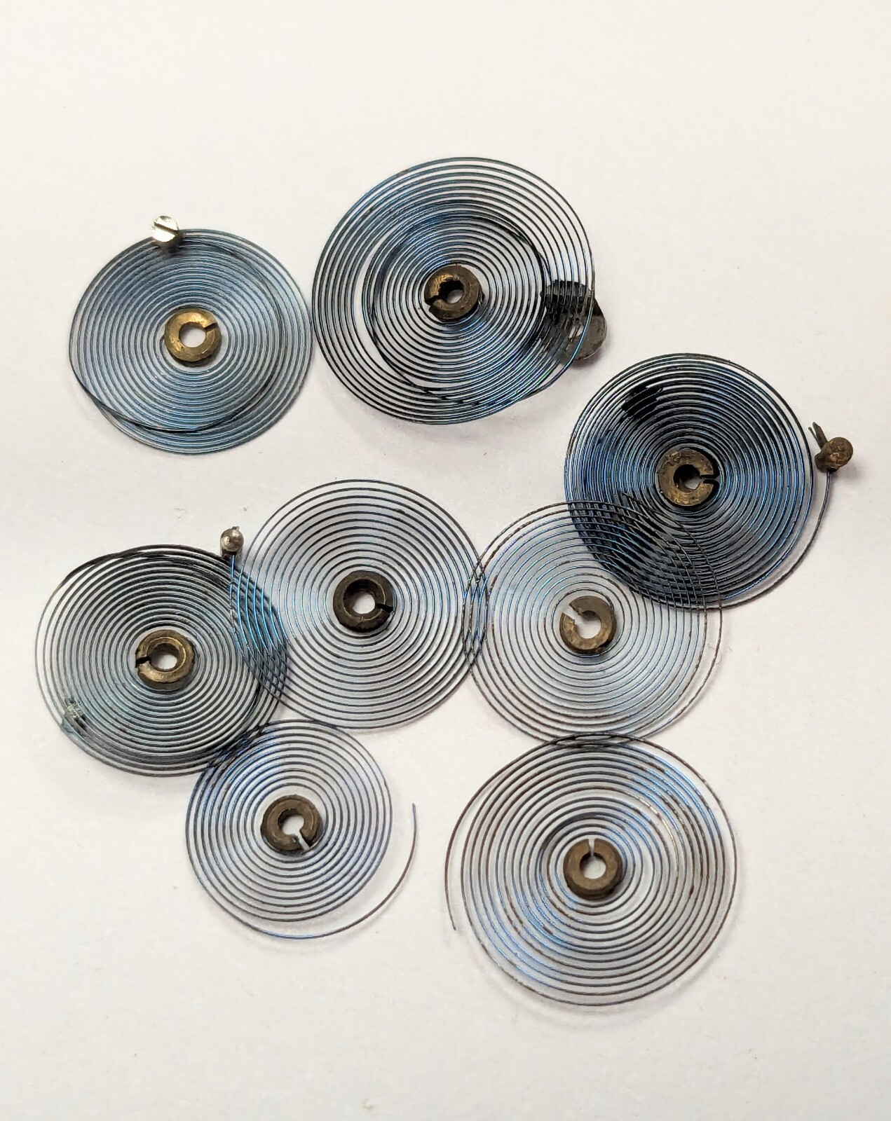 Vintage Watchmakers Estate Pocket Watch Hairsprings Parts Lot eBay