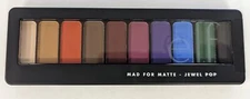 e.l.f. Mad For Matte Eyeshadow Palette, 10 Shades, Jewel Pop, 0.49 Ounce