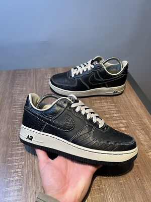 靴 HTM AIR FORCE 1 LOW(CROCODILE/BLACK) Nike WMNS Air Force 1 Low 