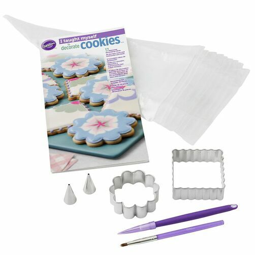 Wilton 2104 7553 I Taught Myself Cookie Decorating Book Set For