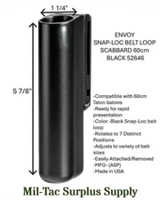 ASP  ENVOY SNAP-LOC BELT LOOP T-SERIES BATON HOLSTER /SCABBARD 60cm BLACK 52646