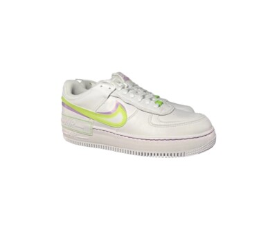 Nike Air Force Shadow White Purple Electric Green DD9684-100
