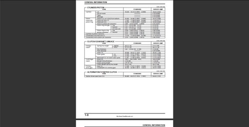 2000 2003 Honda TRX350TM TE FM FE Rancher 4x4 ATV Workshop Service Manual - Picture 11 of 17