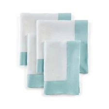 Linen Dinner Napkins Set of 4 for Fall and Christmas, Solid, Contempo