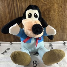 Vintage 1980's Walt Disney Mickey's Christmas Carol Goofy Plush.