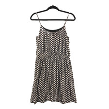 LOFT Floral Mini Dress SMALL(4-6) Women Knit Elastic Waist Strap adjustable