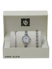Anne Klein Stainless Steel Ladies Watch AK-2845SVST Bangle set - FOR PARTS