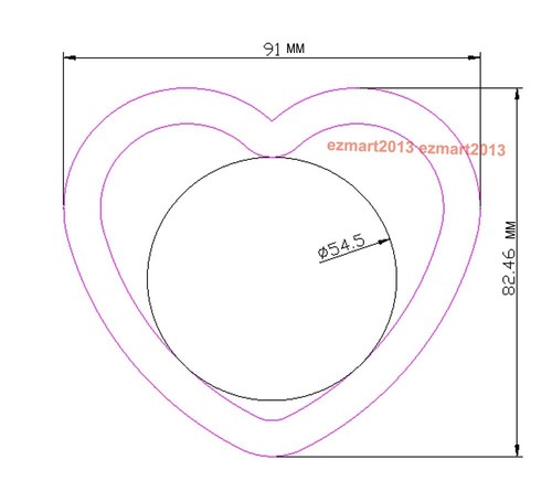 2X heart RGB halo ring Dream color Chasing Turn Signal Flow dynamic angel eye - Picture 2 of 20