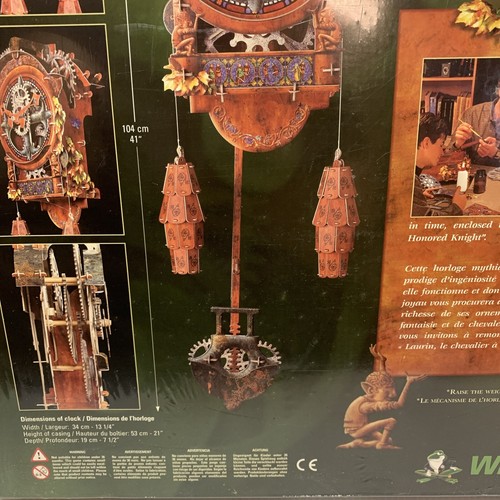 Vintage MEDIEVAL CLOCK Kit Build Your Own Working Clock Wrebbit 1997 NEW Sealed - Picture 14 of 16
