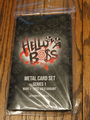 Helluva Boss Metal Card Set Series 1 Wave 1 Rose Gold Variant Limited Run - NEW