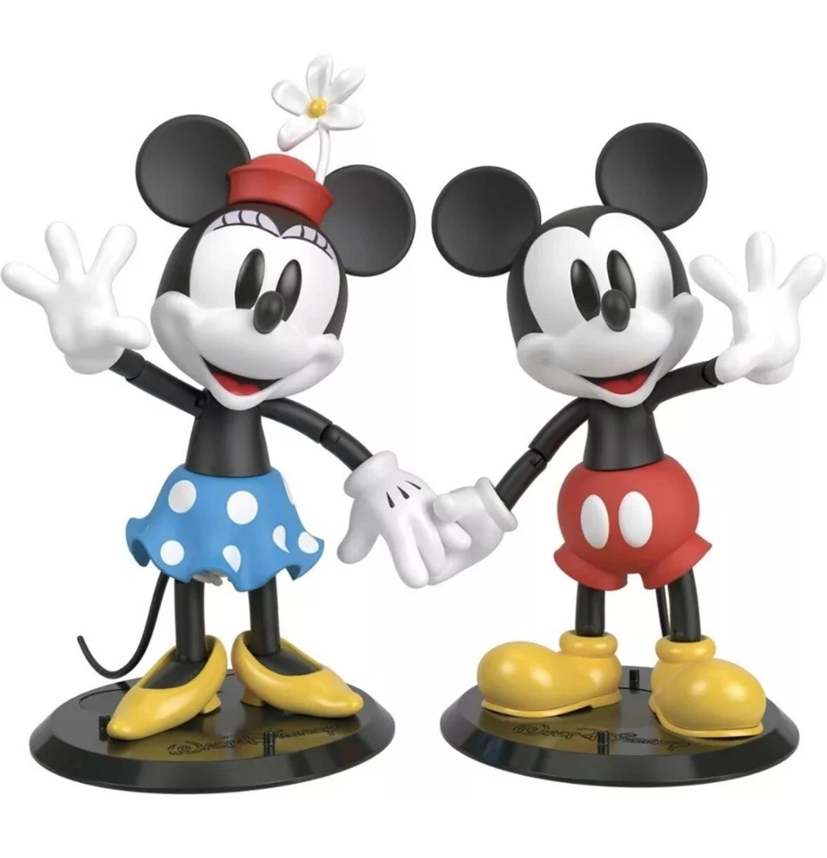 Disney 100 Minnie Mouse y Mickey Mouse Celebración Pack Figuras Coleccionables ¡Nuevo! Foto 2 de 4