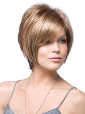 SIN CITY WIGS KATE NORIKO java frost colo STRAIGHT LAYERS RAZOR BOB VOLUME SEXY 