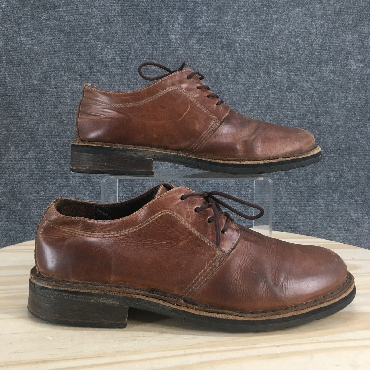 Bass JD Series Dress Shoes Mens 8.5D Oxford Brown Lace Up  display picture 1