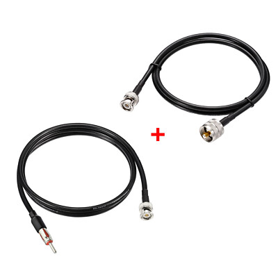 BNC-Stecker auf AM/FM +UHF CB-Verlängerungskabel für Splitter-Multiplexer-System