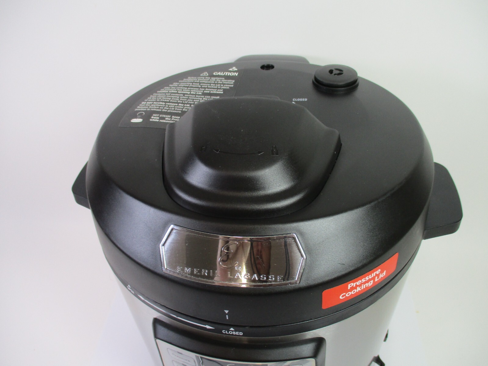 Emeril Lagasse Y8DAF36 Pressure AirFryer W/ Pressure Lid & AirFry Lid