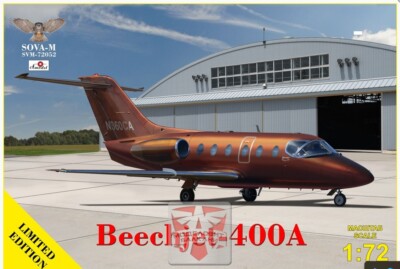 Beechjet-400A business jet. Limited Edition Plastic model 1/72 Sova Model 72052