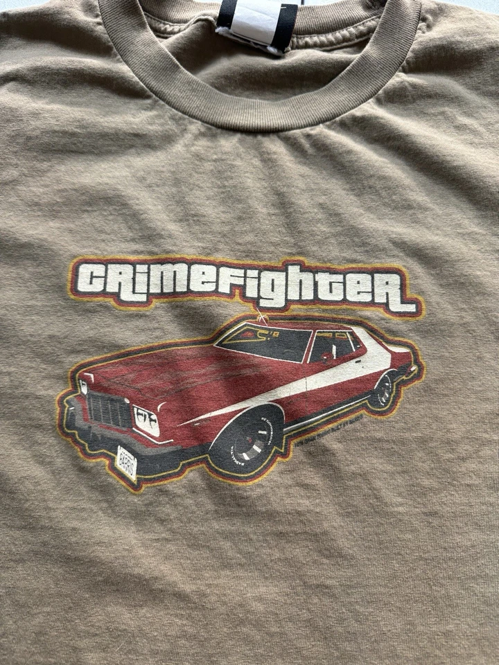 Camiseta De Colección Barrie Justin Crimfighter Para Hombre L Marrón Coche Lowrider Monte Carlo Foto 2 de 4
