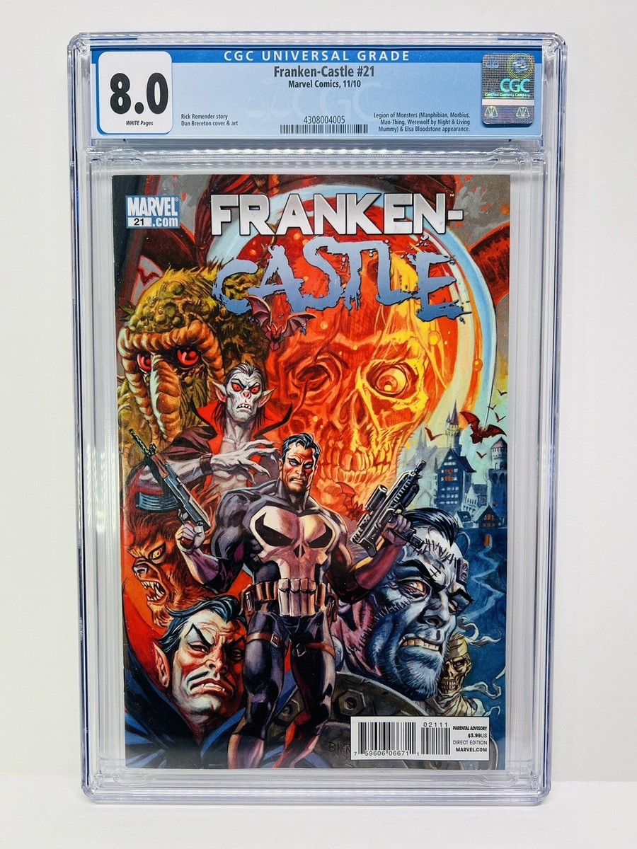 Marvel Comics Franklin-Castle #21 CGC 8.0 Graded Bloodstone Legion