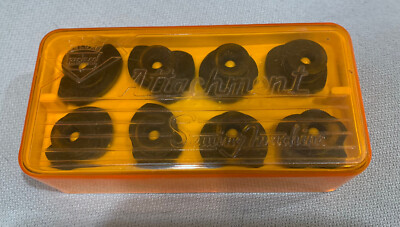 16 Cam Sewing Machine Attachments w/Original Case Deluxe Zig Zag Vintage