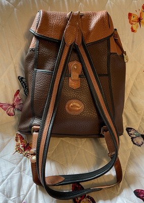 DOONEY & BOURKE AWL BROWNS Backpack Purse Bag-Large | eBay display picture 2