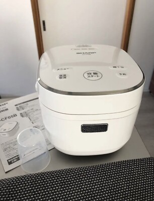 SHARP 炊飯器 KS-CF05A-W ホワイト Amazon | シャープ パン調理機能付 ジャー炊飯器 3合炊き