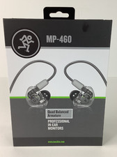 Mackie MP-460 Quad Balanced Armature In-Ear Monitors Hard Case Recording - NEW