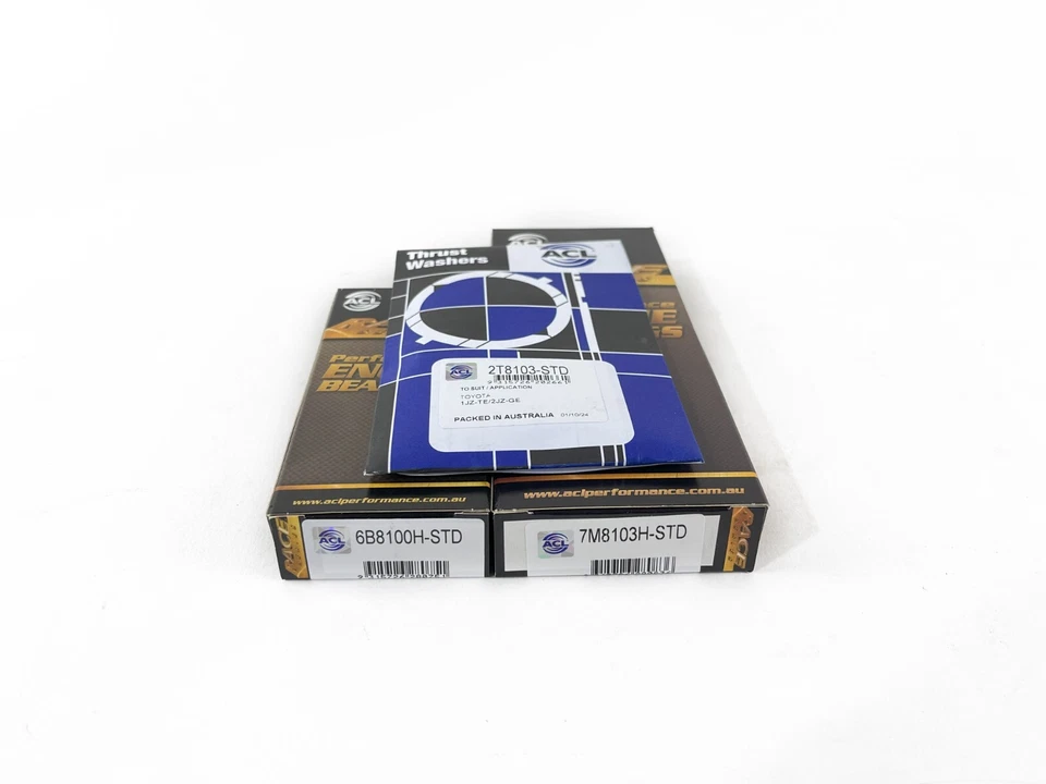 Juego de cojinetes de empuje de varilla principal ACL Race para Toyota Lexus 1JZ 2JZ Supra IS300 GS300 Foto 4 de 4